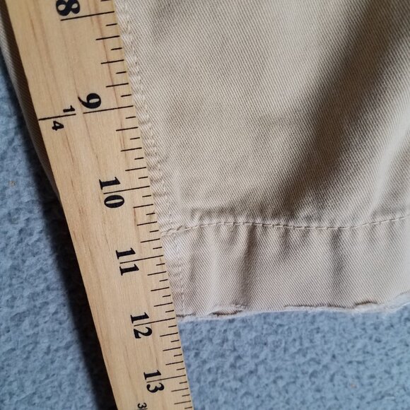 American Eagle Cargo Shorts Men's 33 Heavy Baggy Y2K 12" Khaki Casual Outdoors - Picture 10 of 11